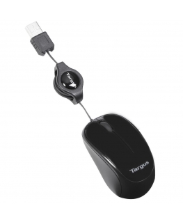Targus AMU75EU hiiri Matkailu Molempikätinen USB A-tyyppi Blue Trace 1000 DPI