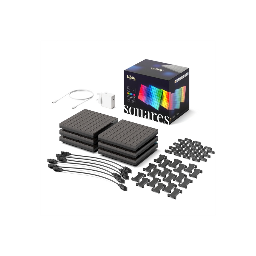 Twinkly Squares Nutipaneel Wi-Fi/Bluetooth – 2