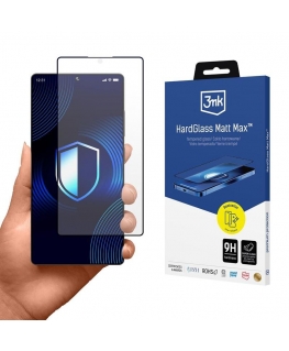 3mk Hardglass Max -karkaistu lasi, joka on suunniteltu Samsung Galaxy S25 Ultra -puhelimelle