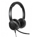 Targus AEH104GL headphones/headset Wired & Wireless Head-band Calls/Music USB Type-C Bluetooth Black