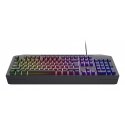 Trust GXT 836 Evocx tastatūra Speļu USB QWERTY Amerikāņu angļu valoda Melns Trust GXT 836 Evocx tastatūra Speļu USB QWERTY Amerikāņu angļu valoda Melns