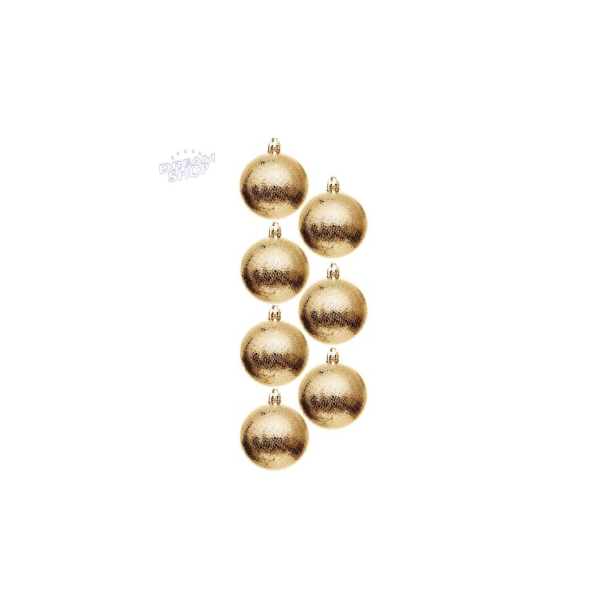 Christmas Decoration PLASTIC BAUBLE 6CM SET OF 35 PCS