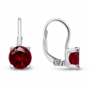 Brilio Silver Brilio Silver Stylish silver earrings with red zirconia EA131W Brilio Silver Brilio Silver Stylish silver earrings with red zirconia EA131W