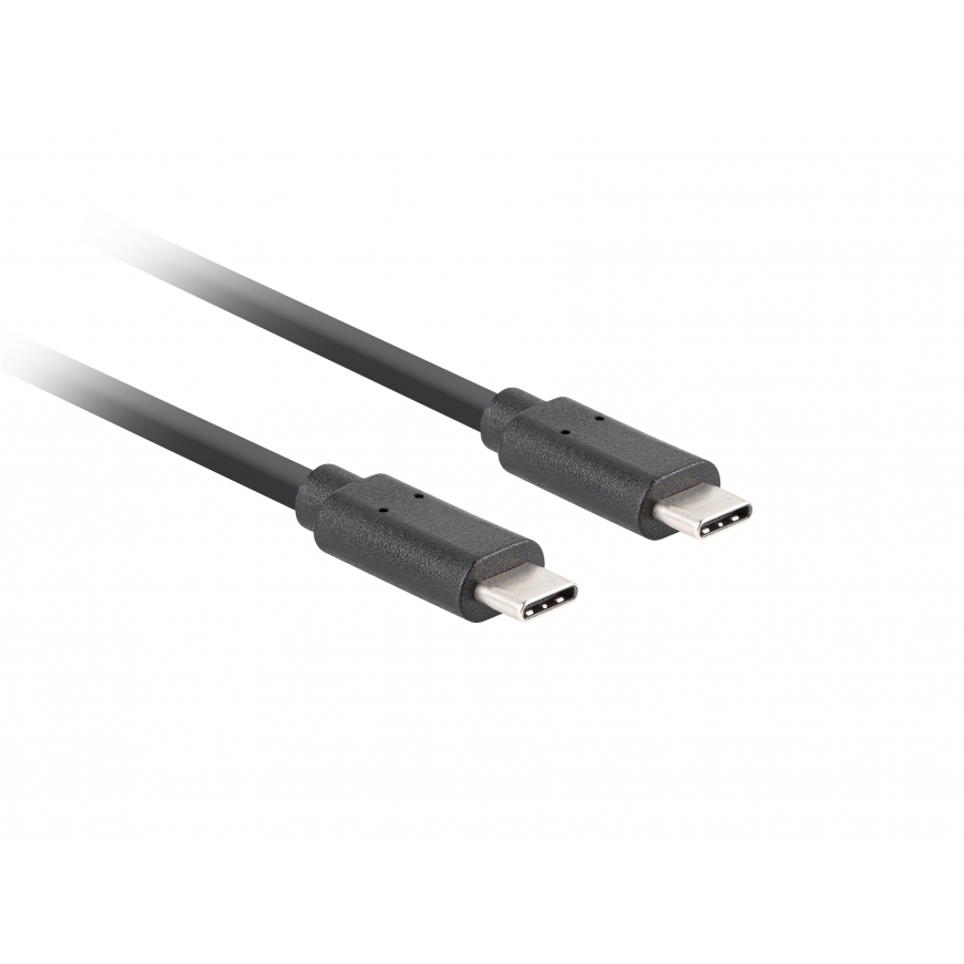 Lanberg CA-CMCM-32CU-0005-BK USB cable USB 3.2 Gen 2 (3.1 Gen 2) 0.5 m USB C Black – 3