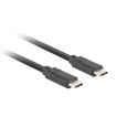 Lanberg CA-CMCM-32CU-0005-BK USB kabelis USB 3.2 Gen 2 (3.1 Gen 2) 0,5 m USB C Melns Lanberg CA-CMCM-32CU-0005-BK USB kabelis USB 3.2 Gen 2 (3.1 Gen 2) 0,5 m USB C Melns