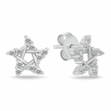Brilio Silver Glittering silver earrings Stars EA1207W Brilio Silver Glittering silver earrings Stars EA1207W