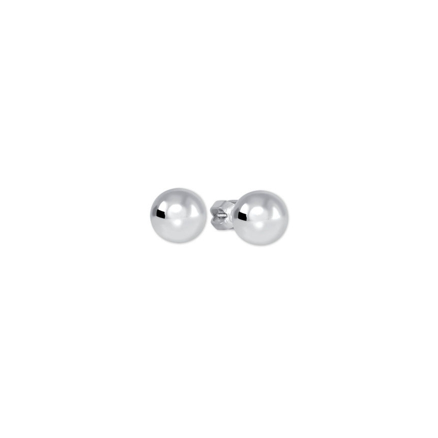 Brilio Silver Glittering silver earrings Stars EA1207W – 2