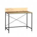 Home4You Rašomasis stalas HEDVIG 100x49,5xH102cm, uosis/juodas Home4You Rašomasis stalas HEDVIG 100x49,5xH102cm, uosis/juodas