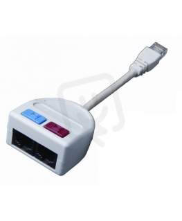 Solarix RJ45 splitter iki 2x RJ45 (T-MOD 3-U5)