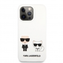 Apple iPhone 13 Pro Choupette Liquid Silicone Case White