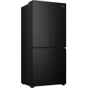 Hisense RQ5P470SAFE side by side ledusskapis Brīvi novietots 483 L E Melns Hisense RQ5P470SAFE side by side ledusskapis Brīvi novietots 483 L E Melns