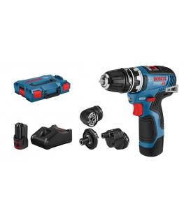Bosch GSR 12V-35 FC 1750 RPM Keyless 590 g Black, Blue, Red