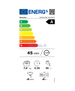 Veļas mašīna Electrolux EWS6427BE
