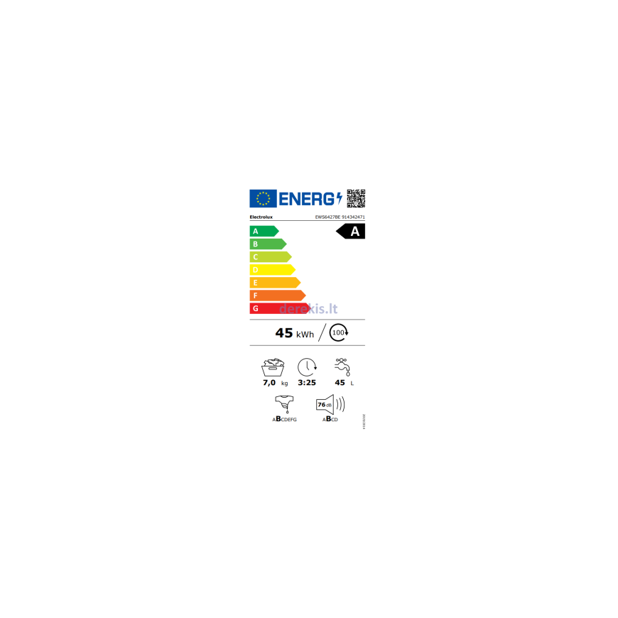Pesumasin Electrolux EWS6427BE