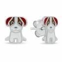 Brilio Silver Playful silver earrings Dogs EA1208W Brilio Silver Playful silver earrings Dogs EA1208W