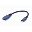Gembird A-USB3C-OTGAF-01 USB-kaapeli USB 3.2 Gen 1 (3.1 Gen 1) 0,15 m USB C USB A Harmaa Gembird A-USB3C-OTGAF-01 USB-kaapeli USB 3.2 Gen 1 (3.1 Gen 1) 0,15 m USB C USB A Harmaa