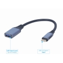 Gembird A-USB3C-OTGAF-01 USB-kaapeli USB 3.2 Gen 1 (3.1 Gen 1) 0,15 m USB C USB A Harmaa Gembird A-USB3C-OTGAF-01 USB-kaapeli USB 3.2 Gen 1 (3.1 Gen 1) 0,15 m USB C USB A Harmaa