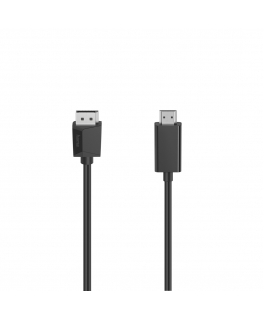 Hama 00200712 video kabeļu aksesuārs 1,5 m DisplayPort HDMI Melns