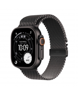 Apple Watch Ultra 3 OLED 49 mm Digitaalinen 422 x 514 pikseliä Kosketusnäyttö 5G musta Wi-Fi GPS (satelliitti)