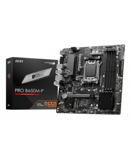MSI PRO B650M-P emolevy AMD B650 Pistoke AM5 mikro ATX