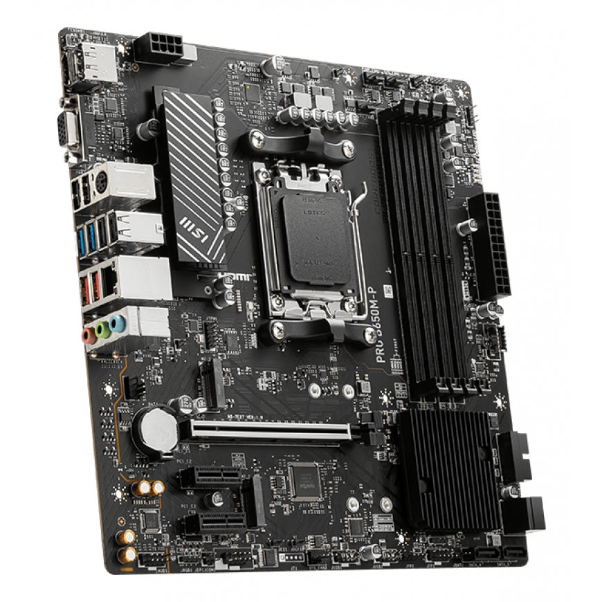 MSI PRO B650M-P mātes plate AMD B650 AM5 pieslēgvieta mikro ATX – 2