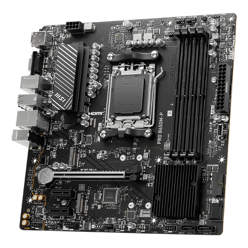 MSI PRO B650M-P emolevy AMD B650 Pistoke AM5 mikro ATX – 3
