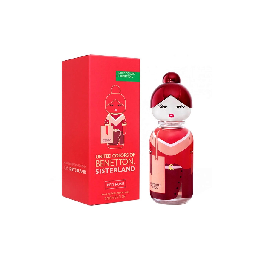 Benetton Sisterland Red Rose EDT W 80 ml