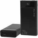 Blow Išorinė baterija 20000mAh QC+PD PB20E JUODA Blow Išorinė baterija 20000mAh QC+PD PB20E JUODA