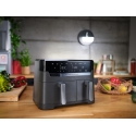 Tefal Dual Easy Fry & Grill EY905B Kahekohaline 8,3 l Eraldiseisev 2700 W Kuumaõhu fritüür Hall Tefal Dual Easy Fry & Grill EY905B Kahekohaline 8,3 l Eraldiseisev 2700 W Kuumaõhu fritüür Hall