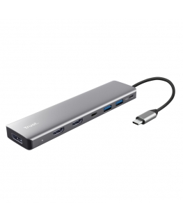 Trust 25661 sąsajos šakotuvas C tipo USB Aliuminis