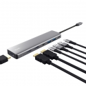 Trust 25661 sąsajos šakotuvas C tipo USB Aliuminis Trust 25661 sąsajos šakotuvas C tipo USB Aliuminis