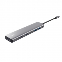 Trust 25661 interface hub USB Type-C Aluminium Trust 25661 interface hub USB Type-C Aluminium