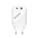 Savio LA-04 USB Type A & Type C Quick Charge Power Delivery 3.0 Indoor Смартфон, Планшет Белый Быстр