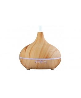 D1 3in1 Aroomi Difuusor - Niisutaja - 10W Öö atmosfäärilamp 17cm / 500ml Heledast puidust