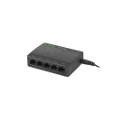 Lanberg DSP1-0105 network switch Unmanaged Fast Ethernet (10/100) Black