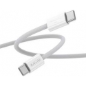 Qualo QTCN-AC-04 Transparent Nylon Cable USB-A – USB-C / 60W / 1.5m / green Qualo QTCN-AC-04 Transparent Nylon Cable USB-A – USB-C / 60W / 1.5m / green