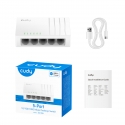 Cudy GS105U сетевой коммутатор Неуправляемый Gigabit Ethernet (10/100/1000) Белый Cudy GS105U сетевой коммутатор Неуправляемый Gigabit Ethernet (10/100/1000) Белый