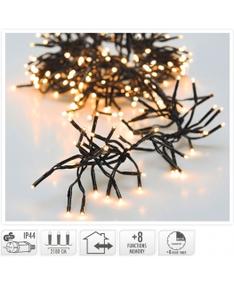 Details of CHRISTMAS LIGHTS STRING 3000 LED TIMER WARM White