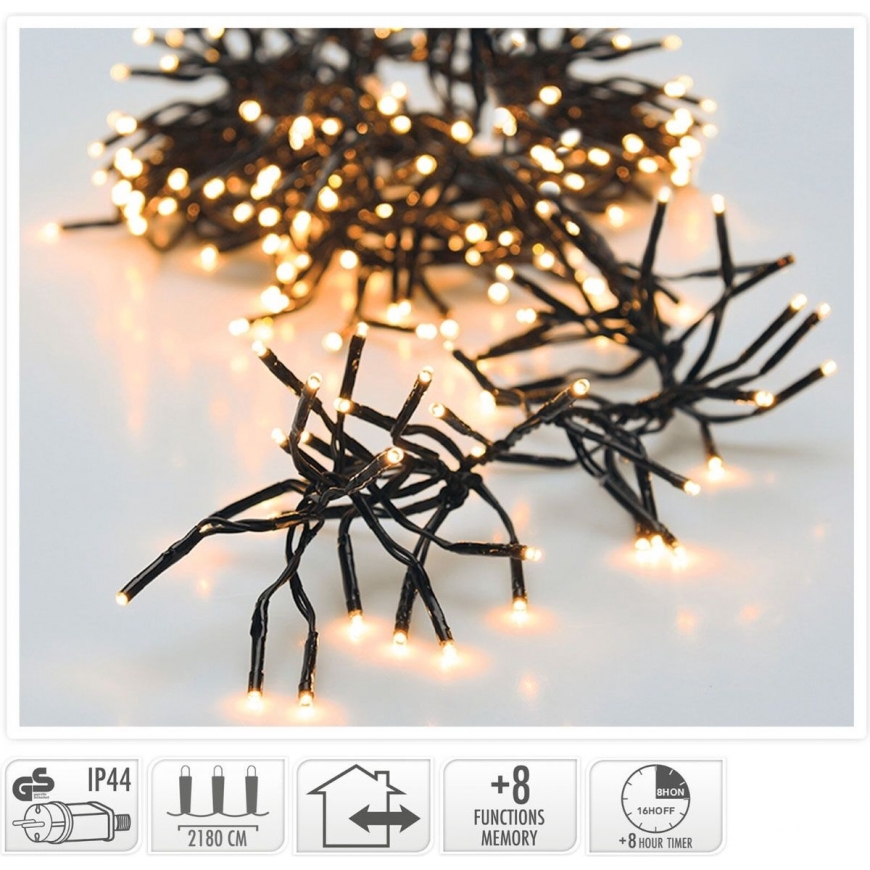 Detail LAMPKI CHOINKOWE 3000 LED TAEVITUS SOOJUS Valge