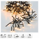 Ziemassvētku gaismas virtene 3000 LED taimeris silti balta Ziemassvētku gaismas virtene 3000 LED taimeris silti balta