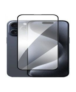 Apple iPhone 16E/14/13/13 Pro Full Glue 21D Tempered Glass Without package (2pcs) Black