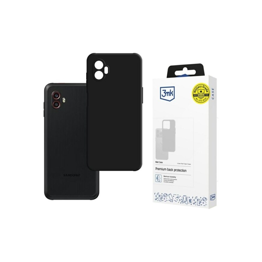 3MK Hardy MagSilicone case for Samsung Galaxy S25 Edge in black color