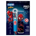 Oral-B Vitality Pro Kids Spiderman Vaikiškas Besisukantis vibruojantis dantų šepetėlis Mėlyna, Raudo Oral-B Vitality Pro Kids Spiderman Vaikiškas Besisukantis vibruojantis dantų šepetėlis Mėlyna, Raudo