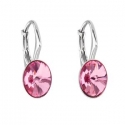 Evolution Group Roosa ovaalsed kõrvarõngad Swarovski kristallidega 31276.3 roosa Evolution Group Roosa ovaalsed kõrvarõngad Swarovski kristallidega 31276.3 roosa