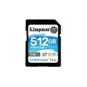 Kingston Technology Canvas Go! Plus 512GB SDXC Canvas Go Plus 170R C10 UHS-I U3 V30 Kingston Technology Canvas Go! Plus 512GB SDXC Canvas Go Plus 170R C10 UHS-I U3 V30