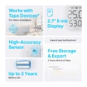 TP-Link Tapo T315 Hoonesisene Temperatuuri-/niiskusandur Eraldiseisev Juhtmevaba TP-Link Tapo T315 Hoonesisene Temperatuuri-/niiskusandur Eraldiseisev Juhtmevaba