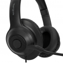 Targus AEH102GL headphones/headset Wired Head-band Calls/Music USB Type-A Black