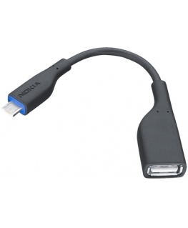 Nokia CA-157 USB kabelis USB A Micro-USB B Melns