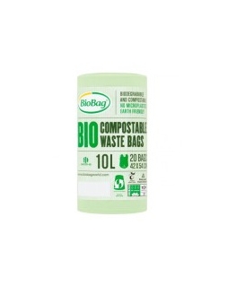 BioBag Kompostoitavat Jätesäkit 10L 42x54cm