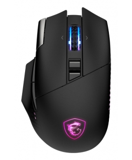 MSI S12-4301370-CLA mouse Gaming Right-hand RF Wireless + Bluetooth + USB Type-A Optical 26000 DPI